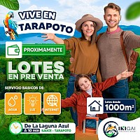LOTES DE 1000 m2 CASA DE CAMPO EN EL SAUCE TARAPOTO